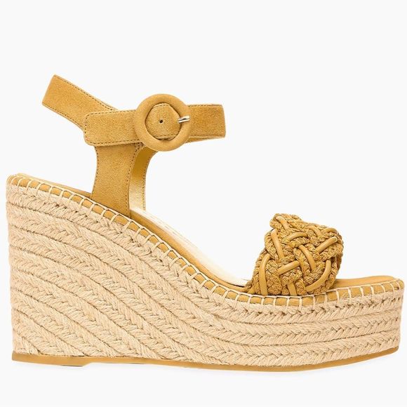 Veronica Beard Shoes - Veronica Beard Reema Woven Espadrille Wedge Sandals New!